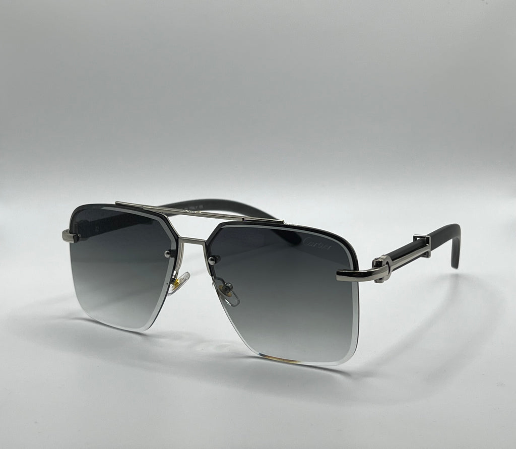 Lunettes CARTIER NOIR & GRIS CR-1143