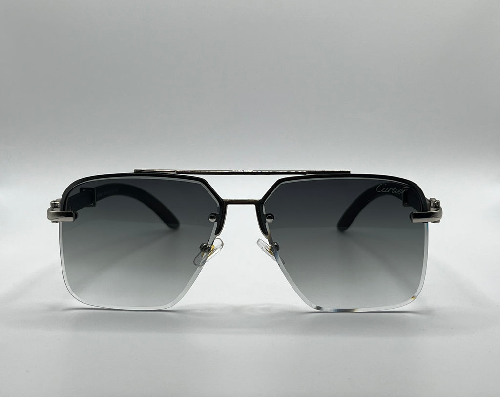 Lunettes CARTIER NOIR & GRIS CR-1143