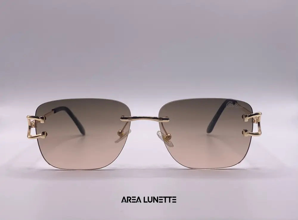 Lunettes CARTIER MARRON CR-1047