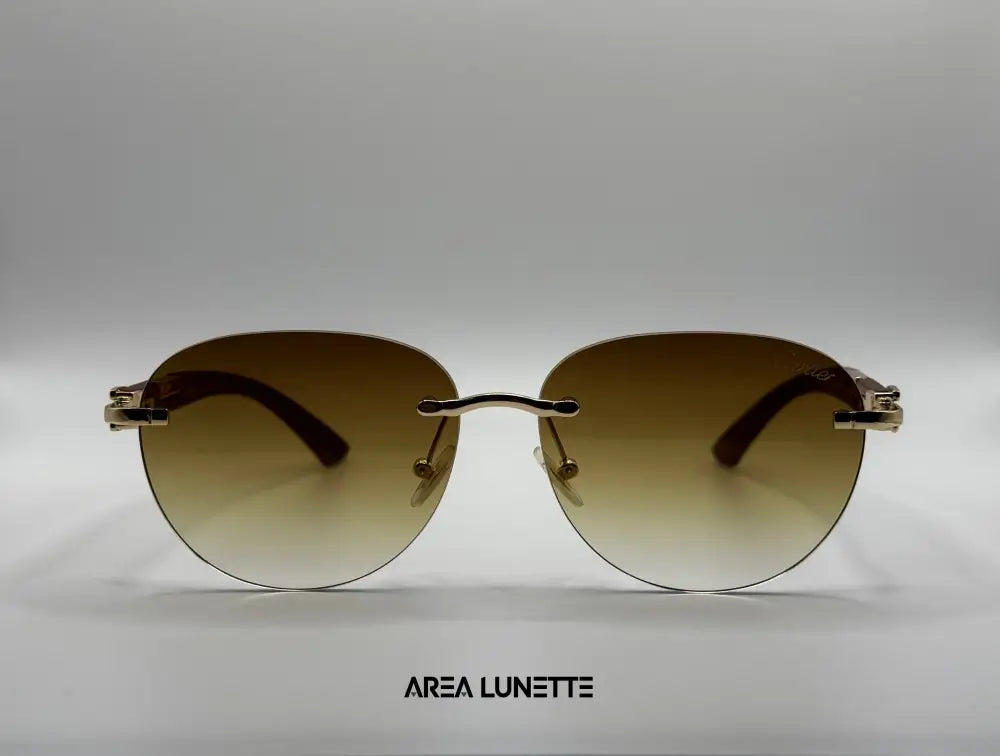 Lunettes CARTIER MARRON CR-1110