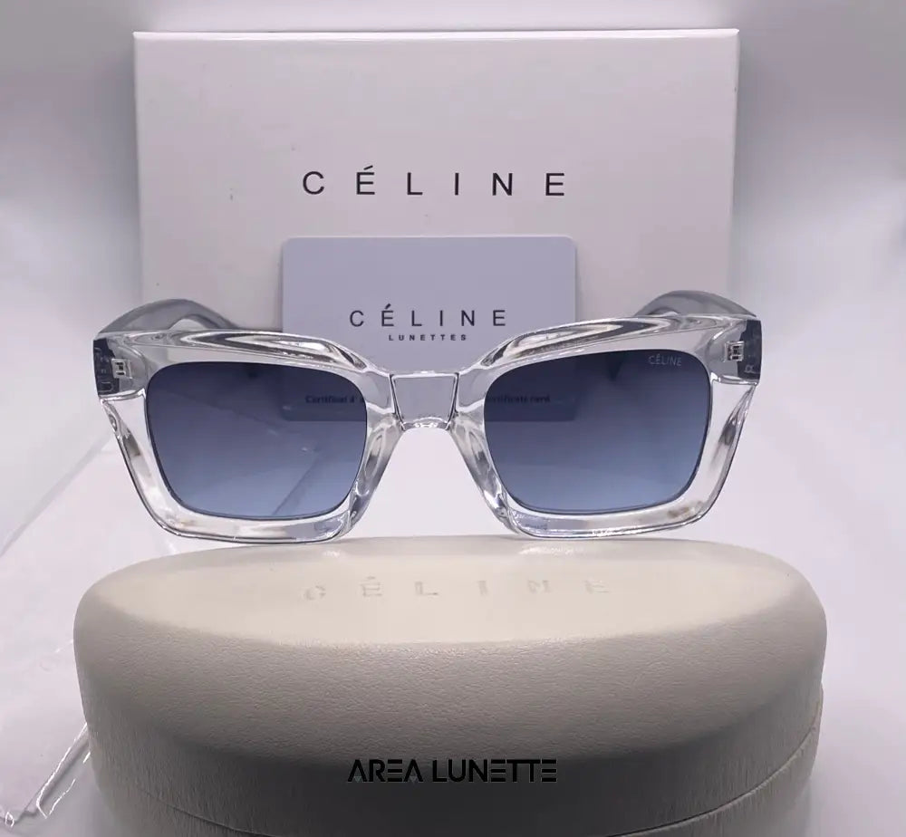 Lunettes CÉLINE BLEU & TRANSPARENT CL-1010