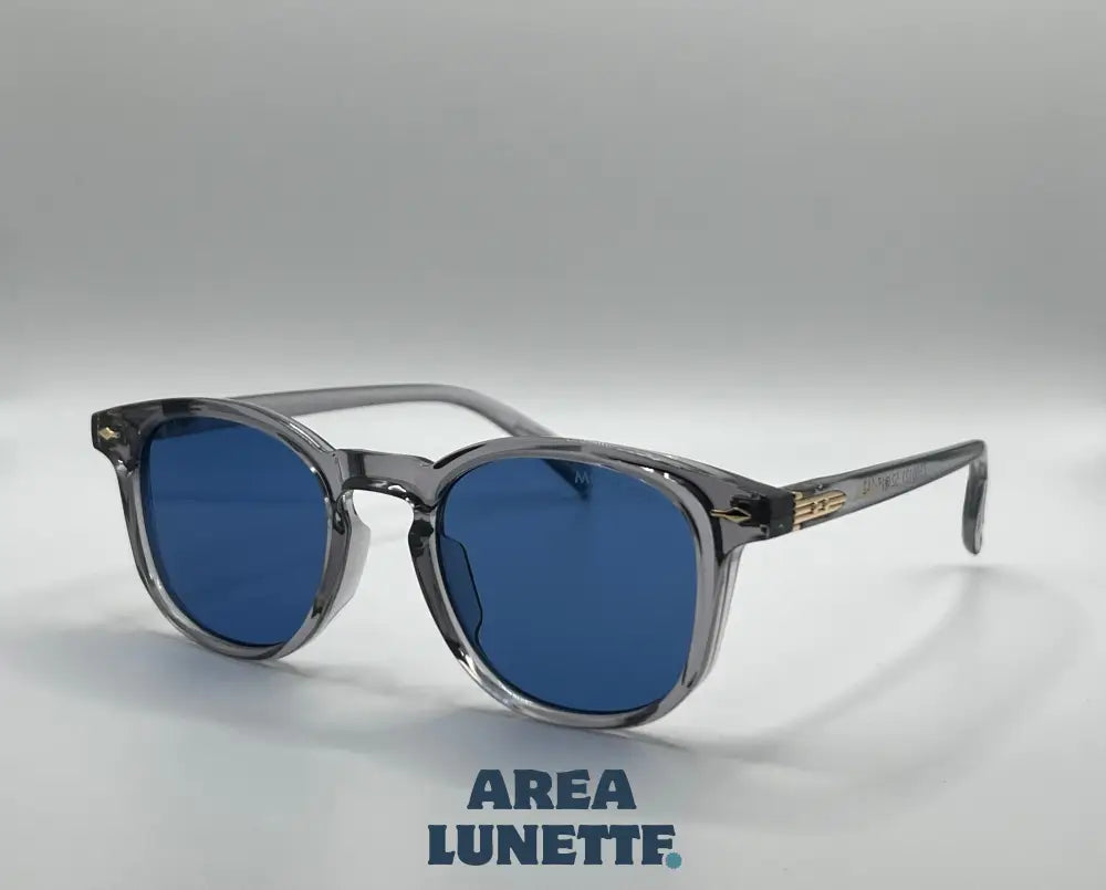 Lunettes MOSCOT BLEU & GRIS-TRANSPARENT MS-1074 Packaging normale