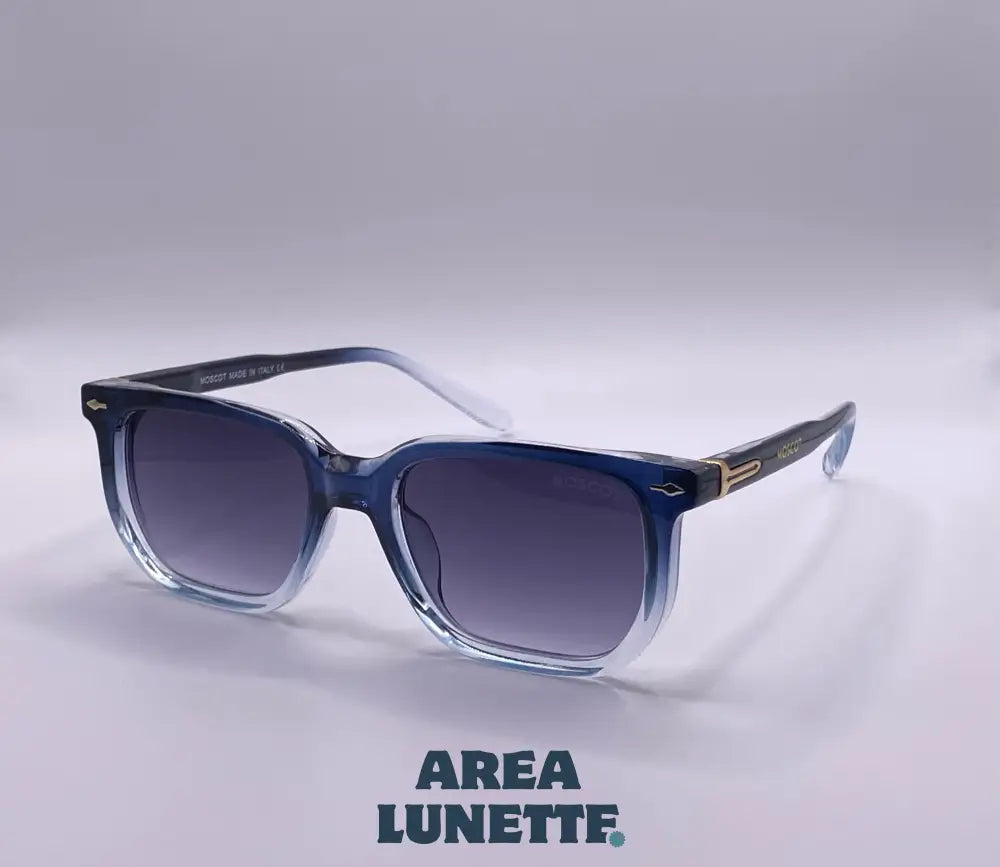 Lunettes MOSCOT BLEU-TRANSPARENT MS-1017 Packaging normale