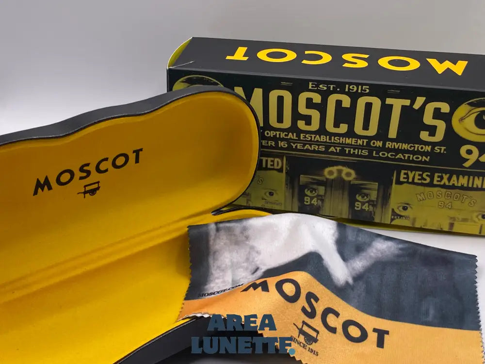 Lunettes MOSCOT GRIS-TRANSPARENT MS-1055 Boîte de marque