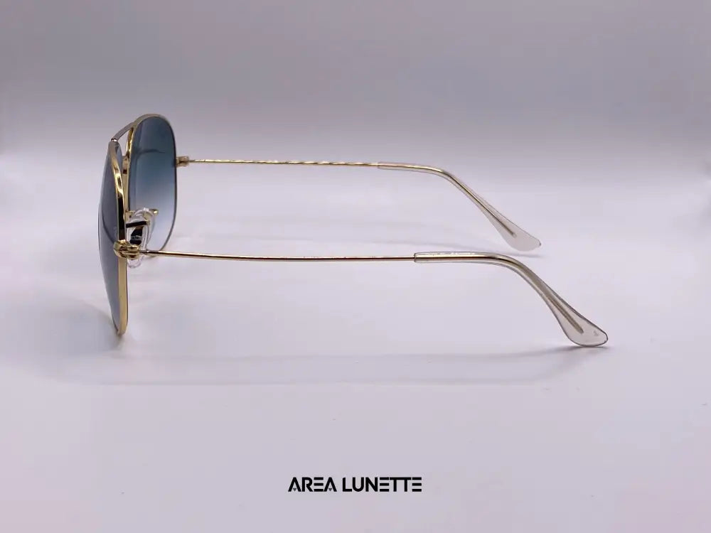 Lunettes RAYBAN AVIATOR BLEU & DORÉ RB-1052