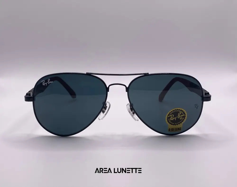 Lunettes RAYBAN AVIATOR NOIR & ROUGE RB-1057