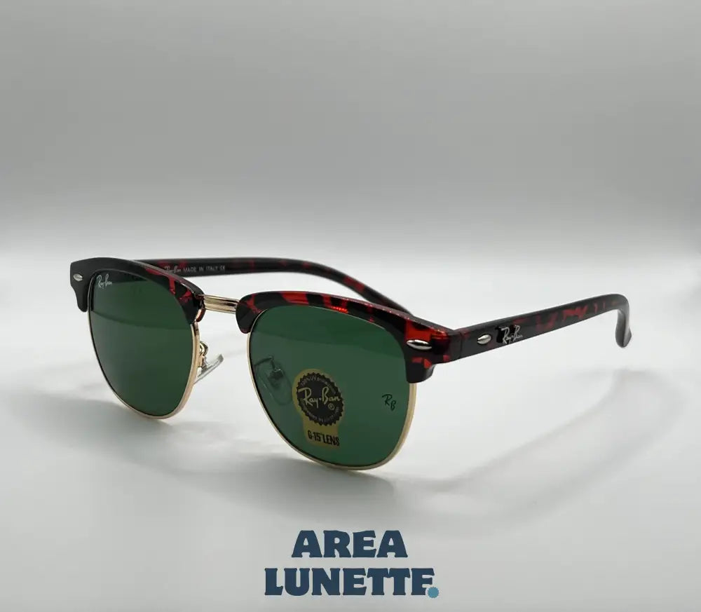 Lunettes RAYBAN CLUBMASTER VERT RB-1005 Packaging normale