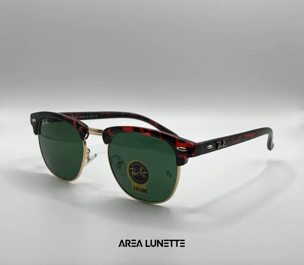 Lunettes RAYBAN CLUBMASTER VERT RB-1005 Packaging normale